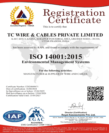 ISO 14001:2015 Certification